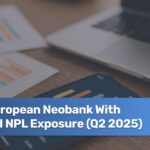 Mobile banking interface showing a European neobank using advanced NLP features for personalized financial services.