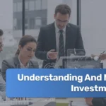 Illustration of financial risks with charts and shield icon representing investment protection