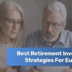 European couple reviewing retirement investment strategies with financial advisor