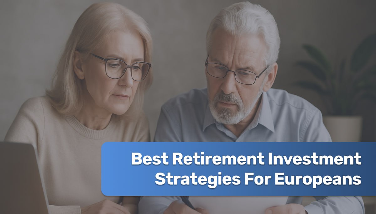 European couple reviewing retirement investment strategies with financial advisor
