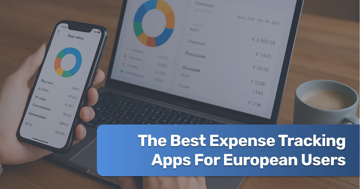 User reviewing personal finances on a smartphone using an expense tracking app