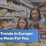Line graph showing inflation trends across European countries in 2025